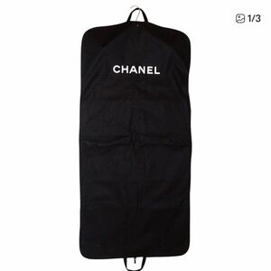CHANEL Black Travel Garment Bag